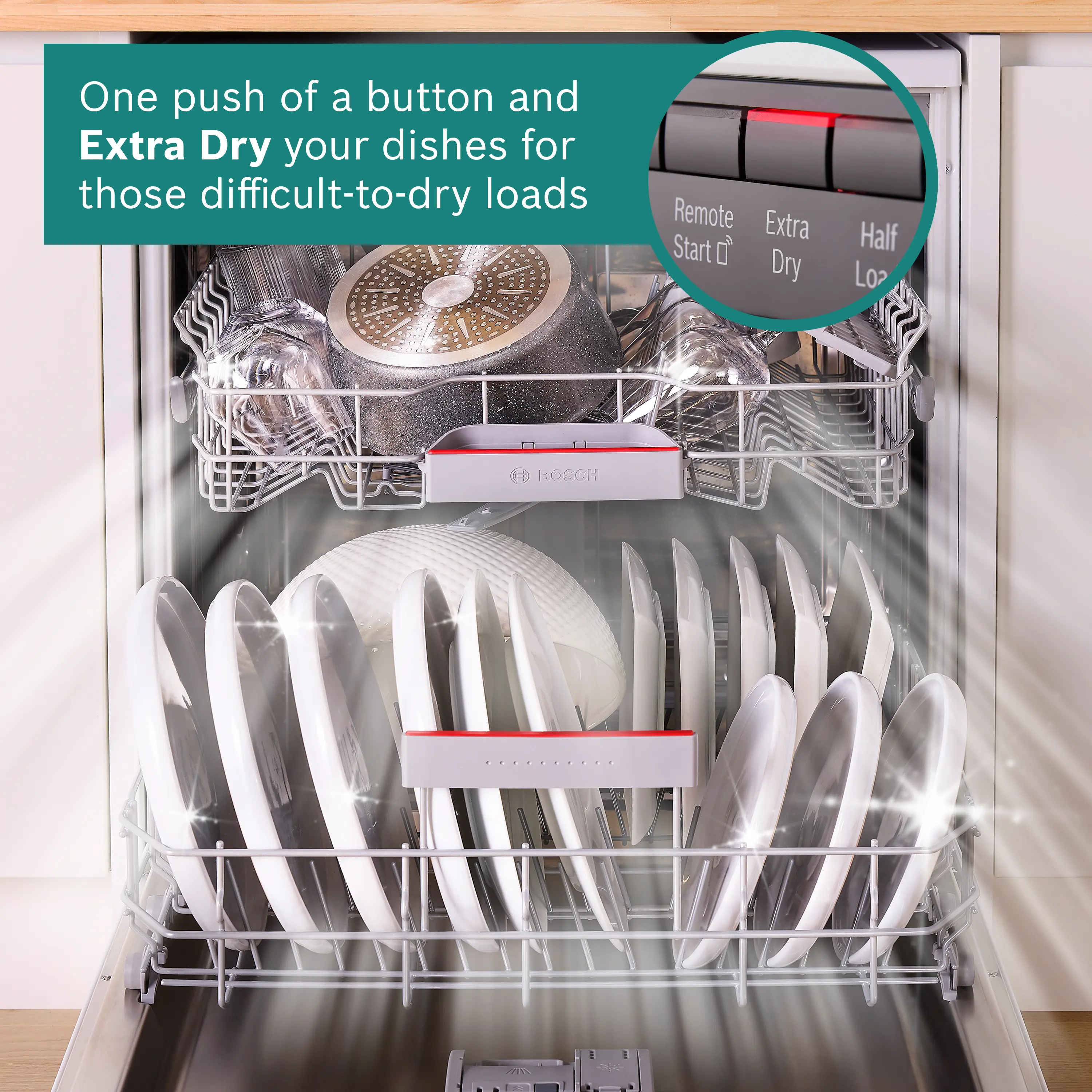 Bosch Series 4 SPS4HMW49G - White Freestanding Dishwasher - E energy - Image 15