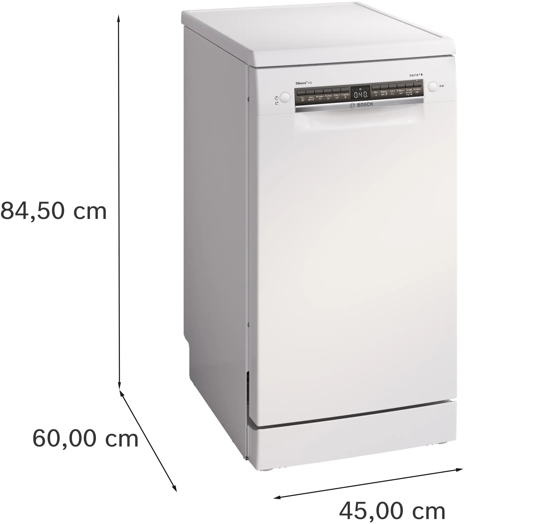 Bosch Series 4 SPS4HMW49G - White Freestanding Dishwasher - E energy - Image 8