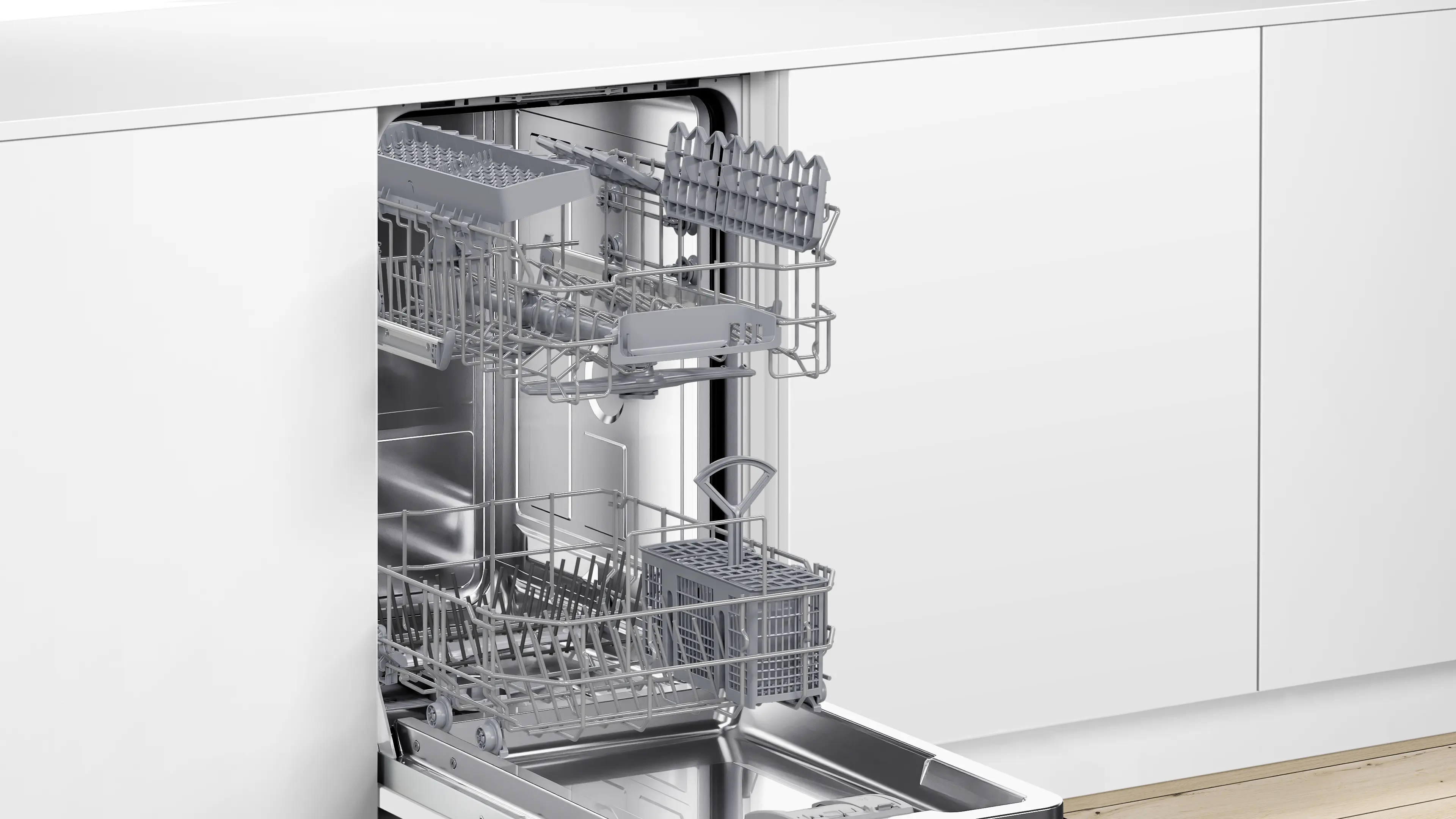 Bosch SPV2HKX02G - Fully Integrated Slimline Dishwasher - 10 Place Settings - D Energy Rating - Image 9