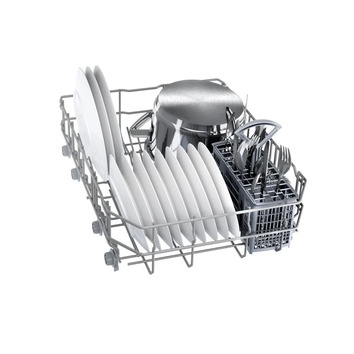 Bosch Series 2 SPV2HKX42G - Slimline White Integrated Dishwasher - E energy - Image 6