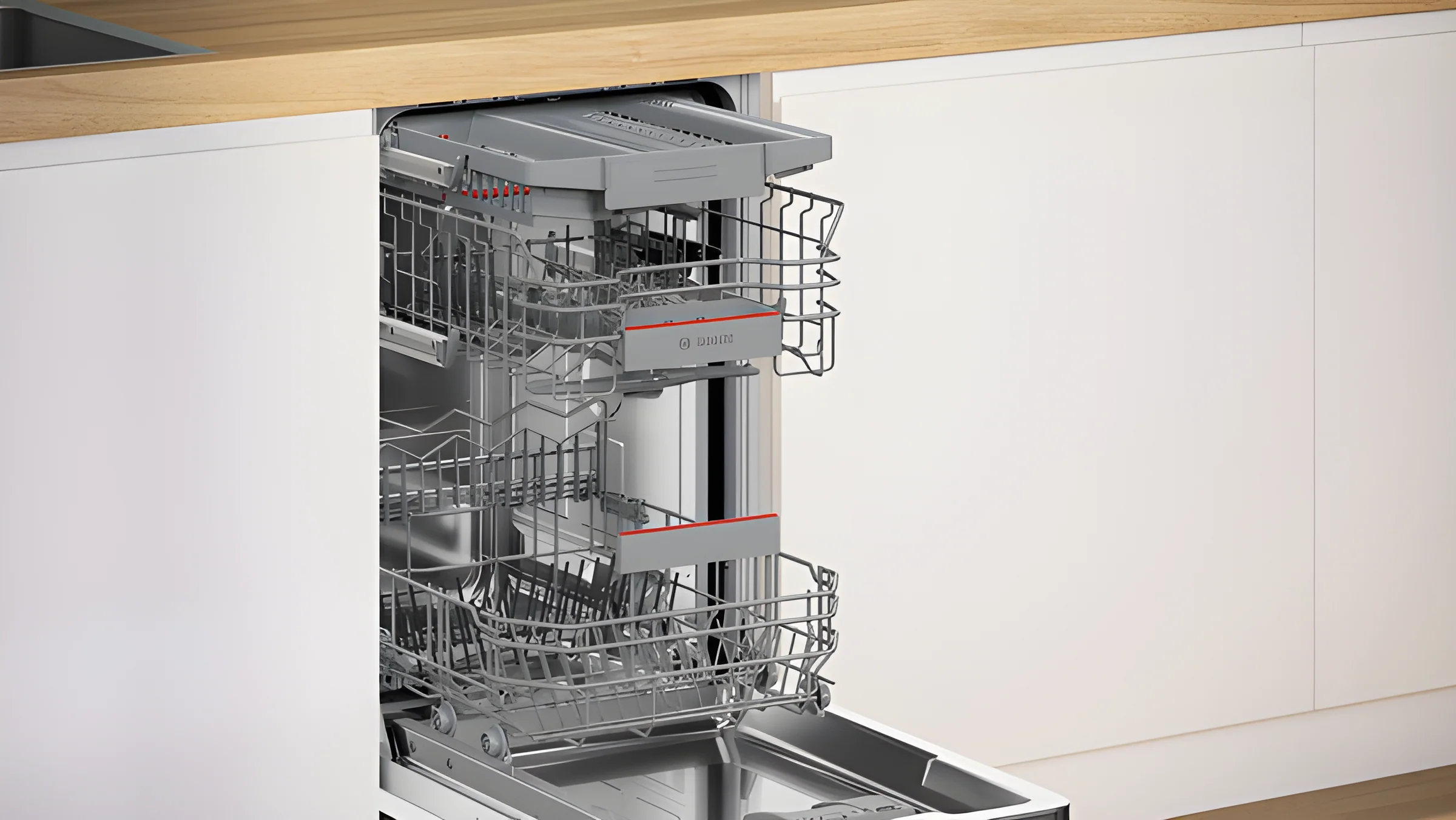 Bosch SPV4EMX17G - Slimline Fully Integrated Dishwasher - 10 Place Settings - B Rated - Image 3