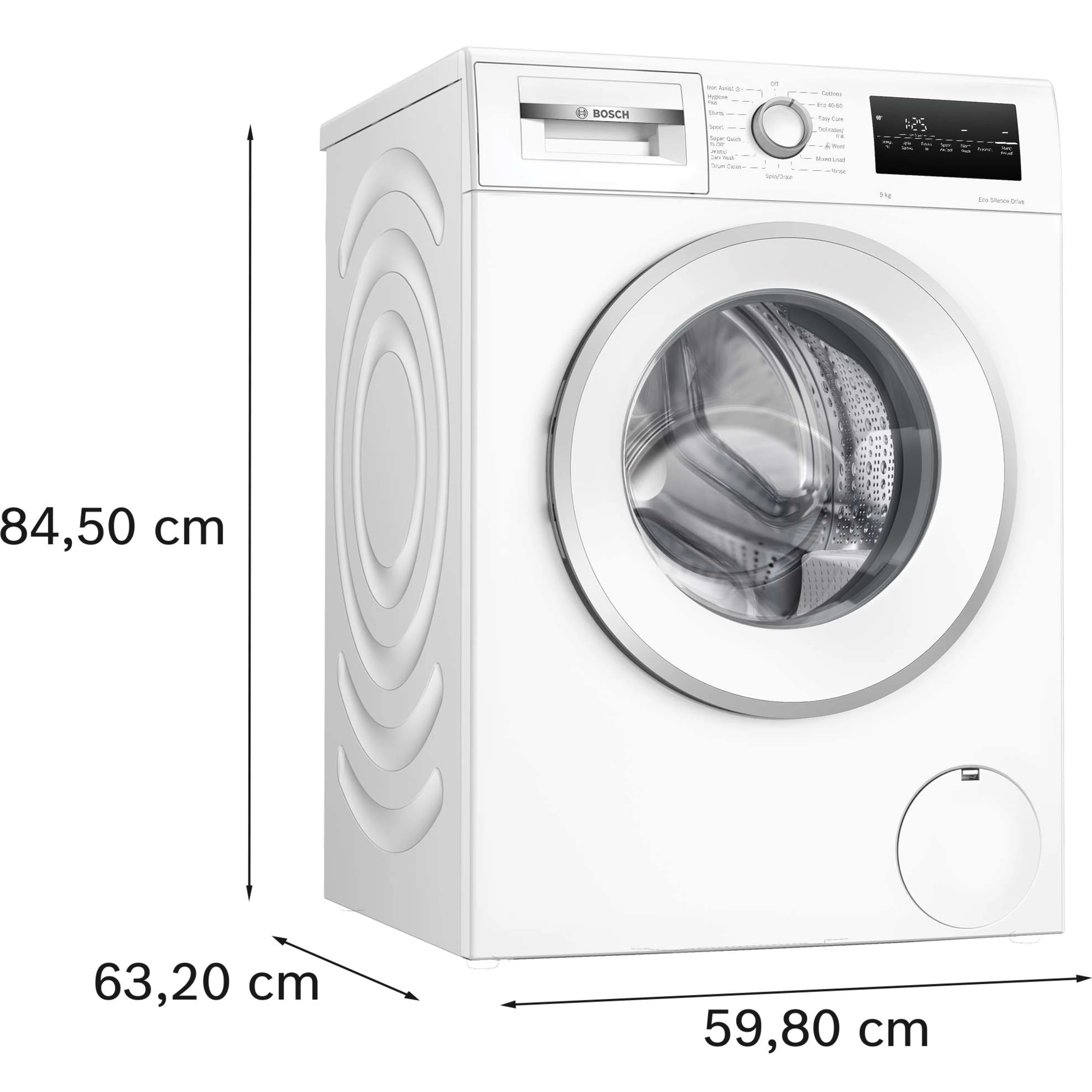 Bosch WAN28255GB - White 9KG Washing Machine - 1400 RPM - A Energy - Image 5