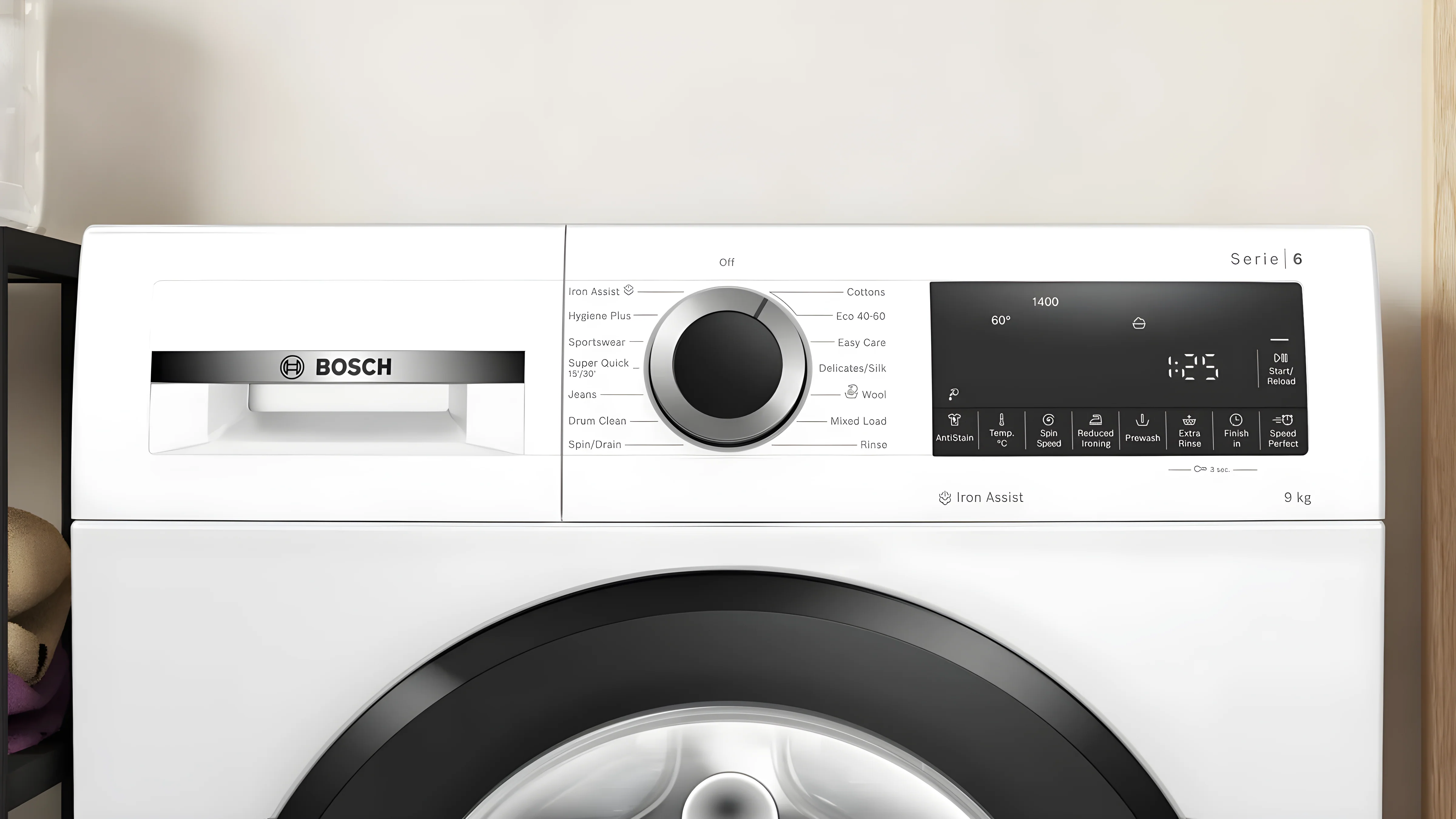 Bosch Series 6 WGG24400GB - White Freestanding 9KG Washing Machine - 1400 RPM - A energy - Image 3