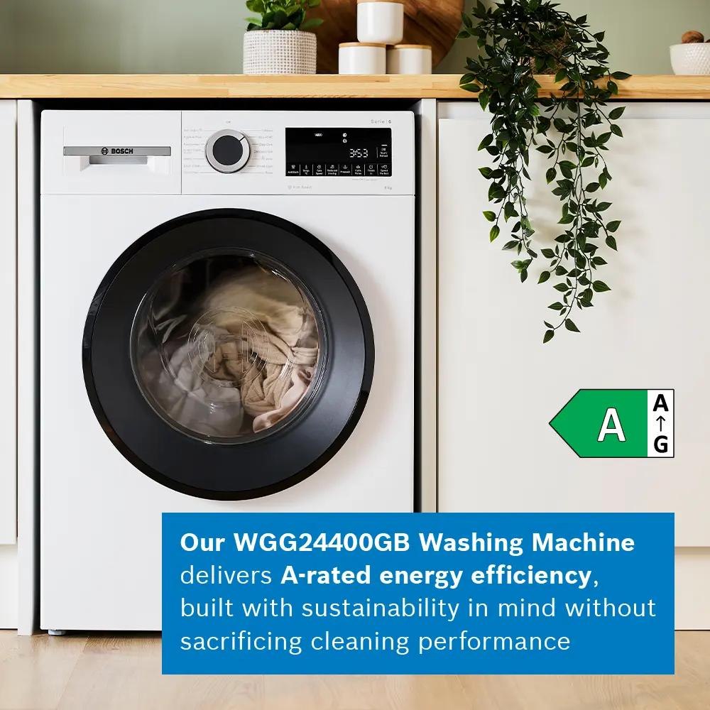 Bosch Series 6 WGG24400GB - White Freestanding 9KG Washing Machine - 1400 RPM - A energy - Image 5