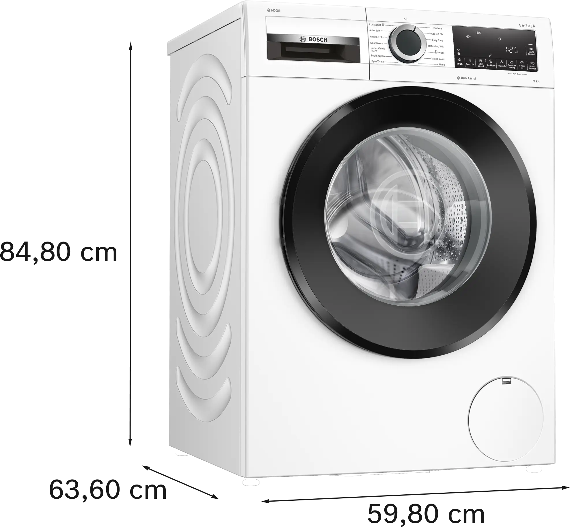 Bosch Series 6 WGG244F9GB - White Freestanding 9KG Washing Machine - 1400 RPM - A energy - Image 6