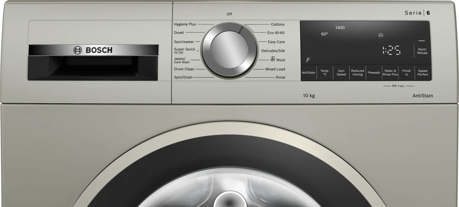 Bosch Series 6 WGG245S2GB - Silver Freestanding 10KG Washing Machine - 1400 RPM - A energy - Image 4
