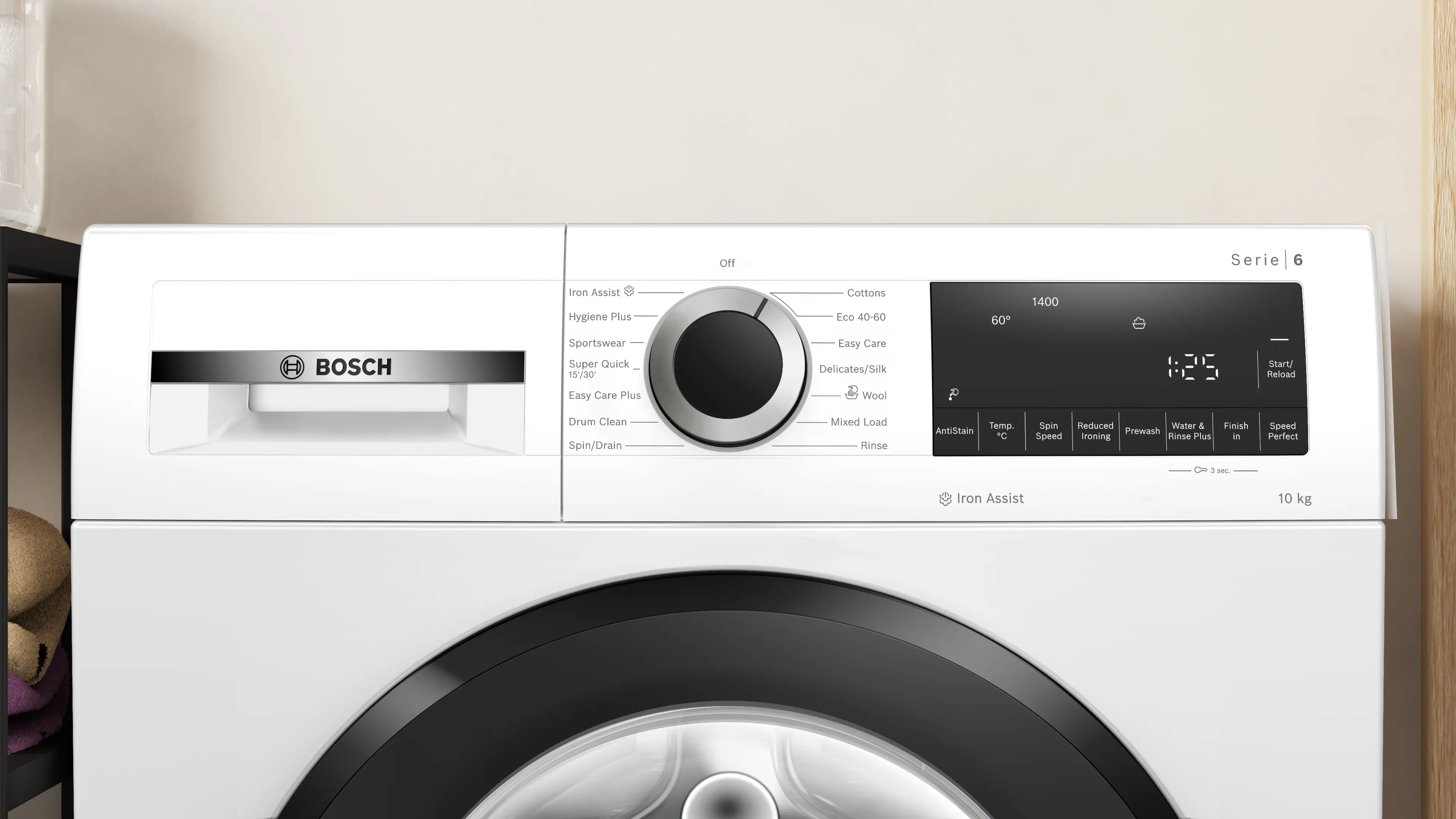 Bosch Series 6 WGG254Z1GB - White 10KG Washing Machine - 1400 RPM - A energy - Image 6
