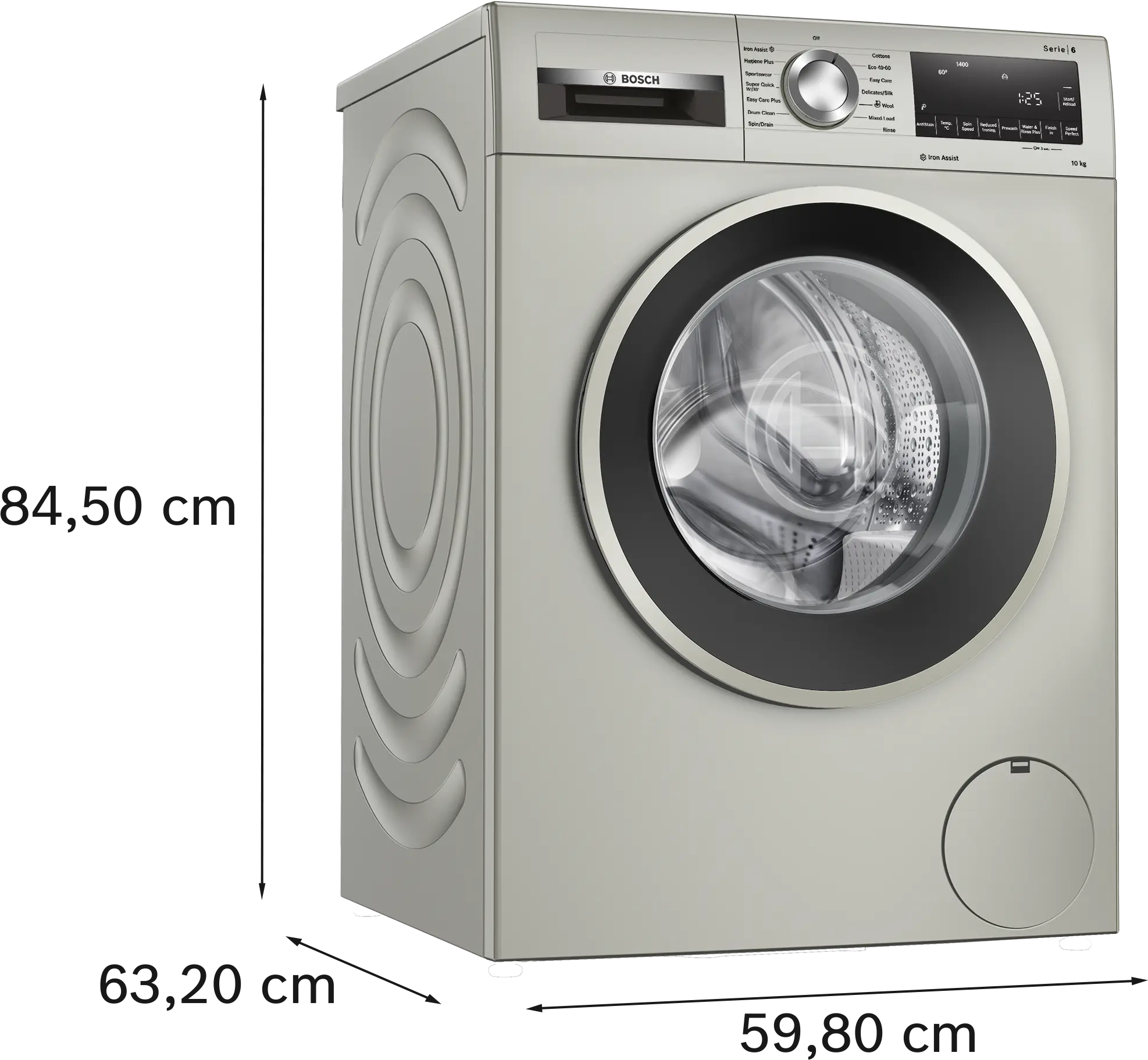 Bosch Series 6 WGG254ZSGB - Silver Freestanding 10KG Washing Machine - 1400 RPM - A energy - Image 6