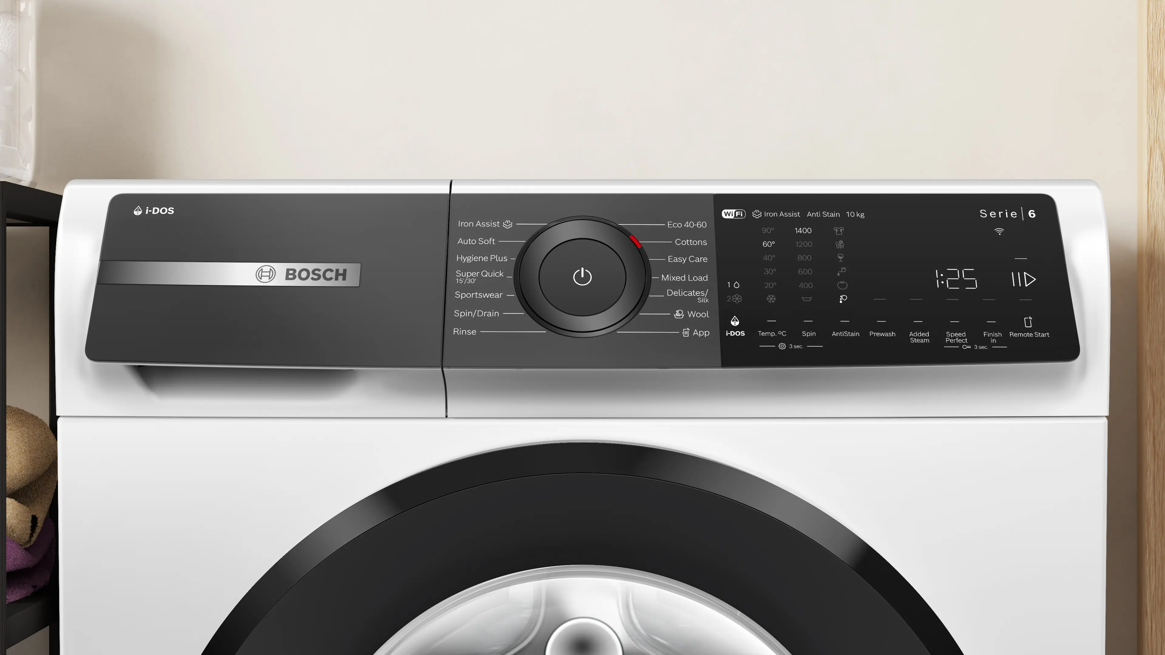 Bosch Series 6 WGH254A0GB - White 10KG Washing Machine - 1400 RPM - A energy - Image 4