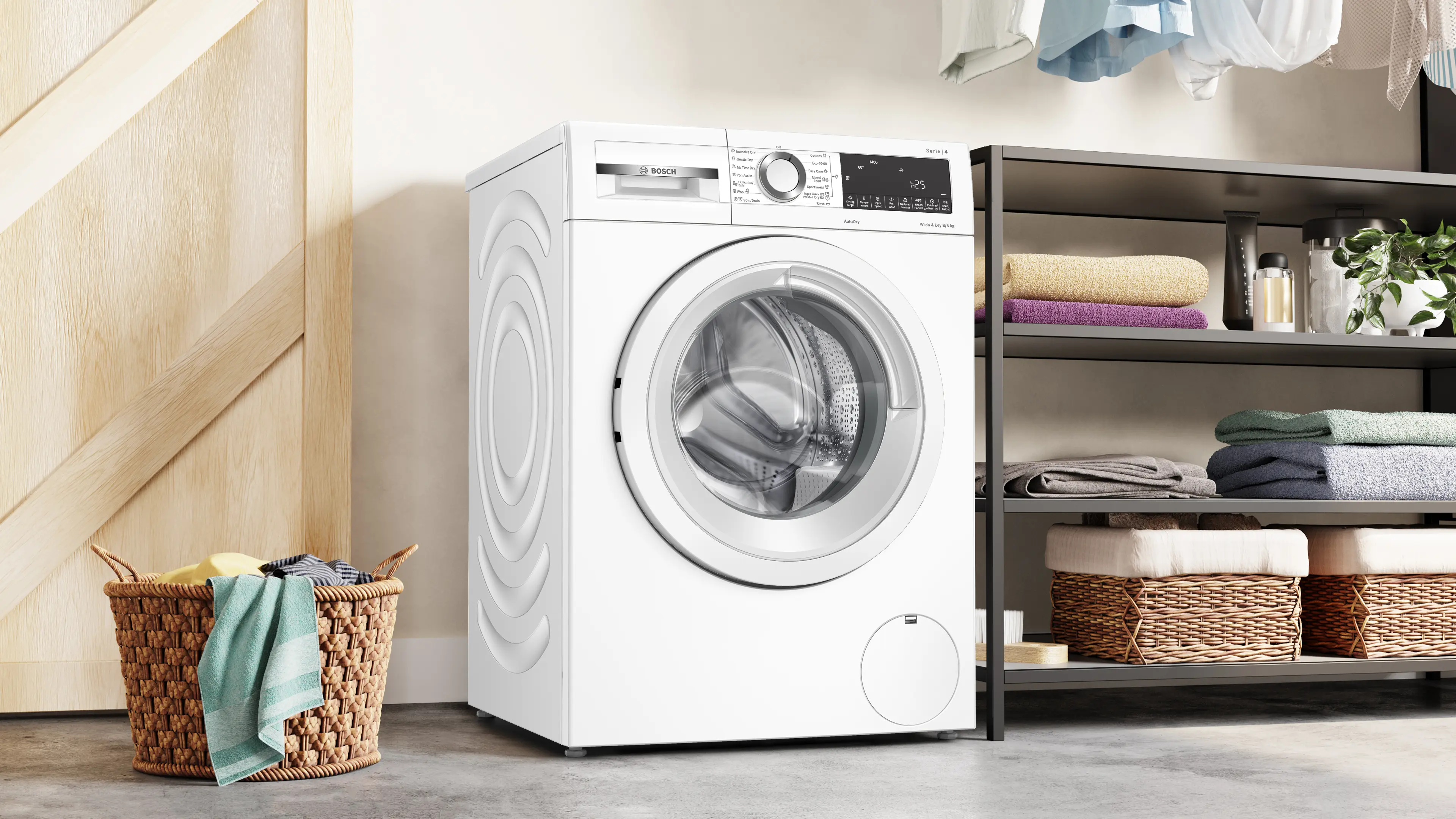Bosch Series 4 WNA134U8GB - White 8KG/5KG Washer Dryer - 1400 RPM - C/E energy - Image 3