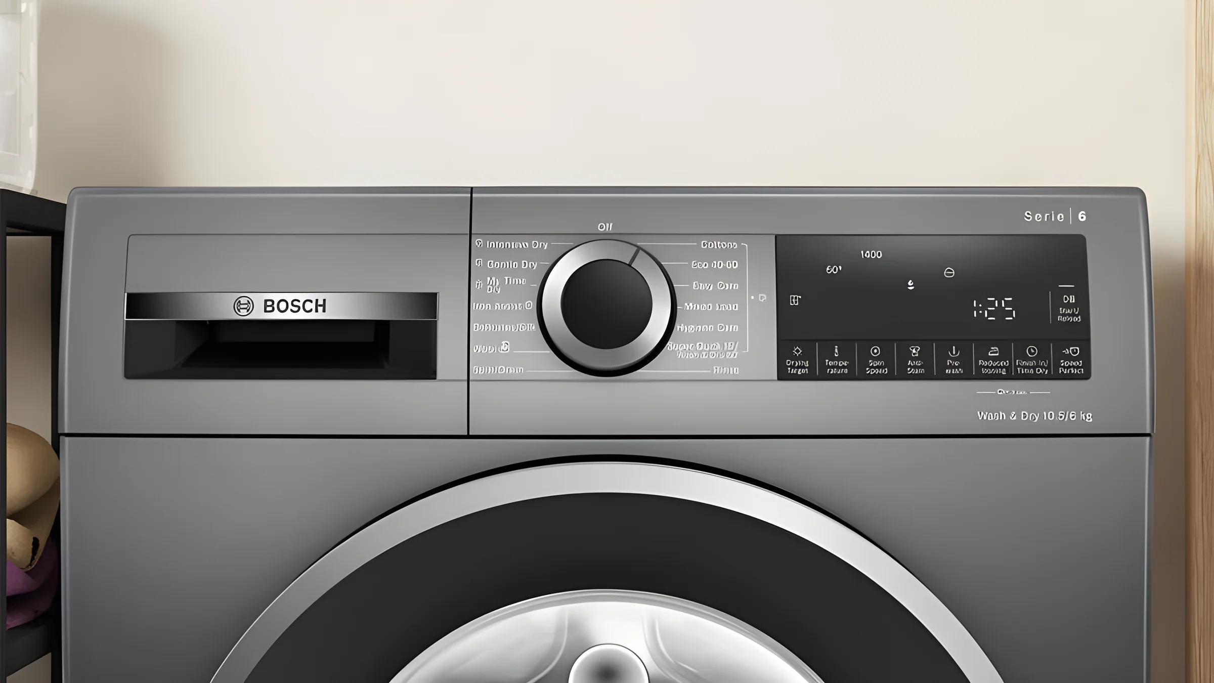 Bosch Series 6 WNG254R1GB - Graphite 10.5KG/6KG Washer Dryer - 1400 RPM - A/D energy - Image 2