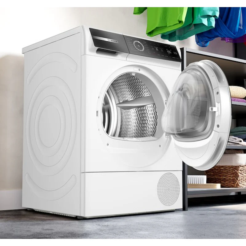 Bosch Series 8 WQB246C9GB - White 9KG Heat Pump Condenser Dryer, - A+++ energy - Image 2