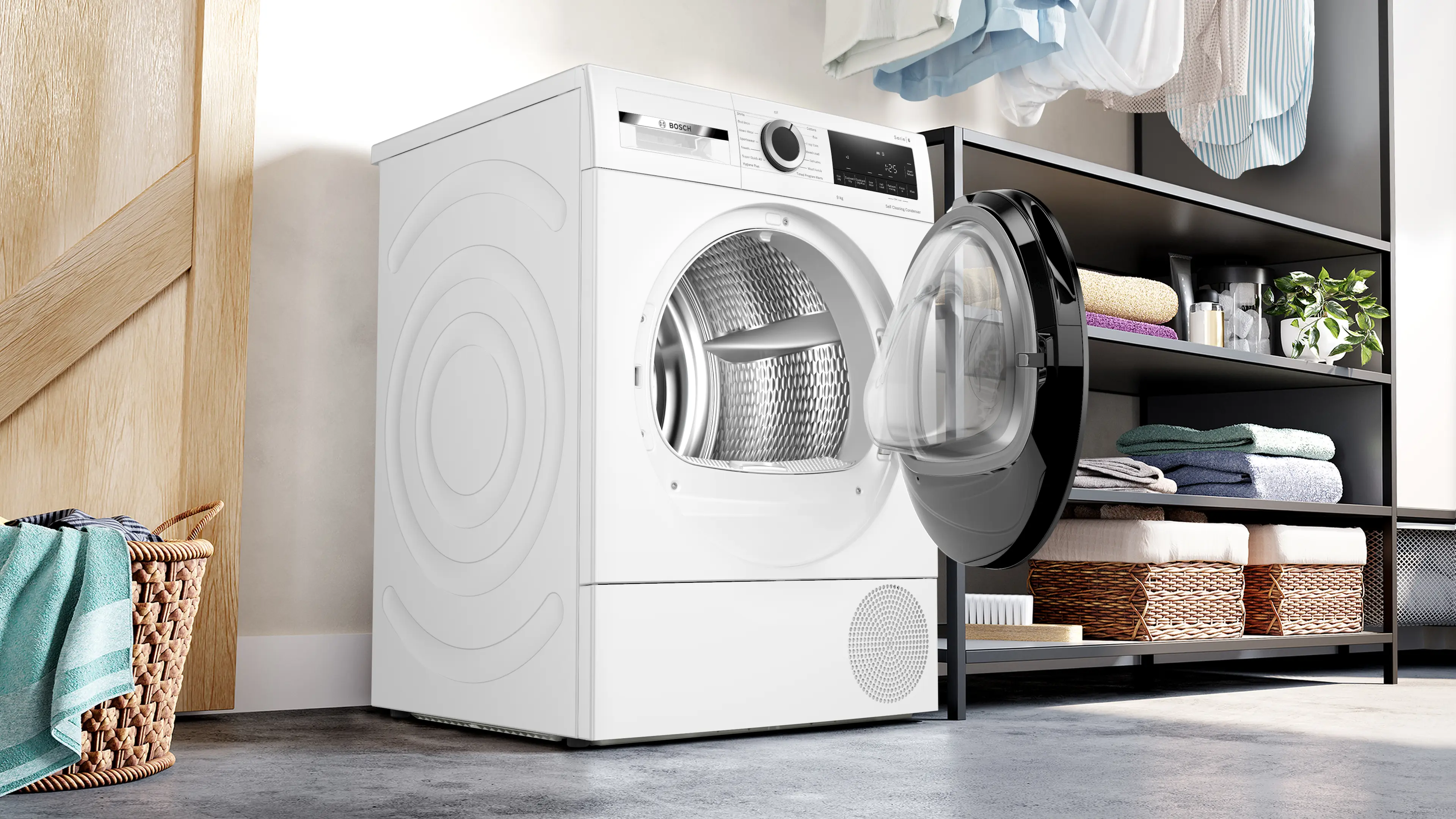 Bosch Series 6 WQG24500GB - White 9KG Heat Pump Tumble Dryer - A+++ Energy - Image 4