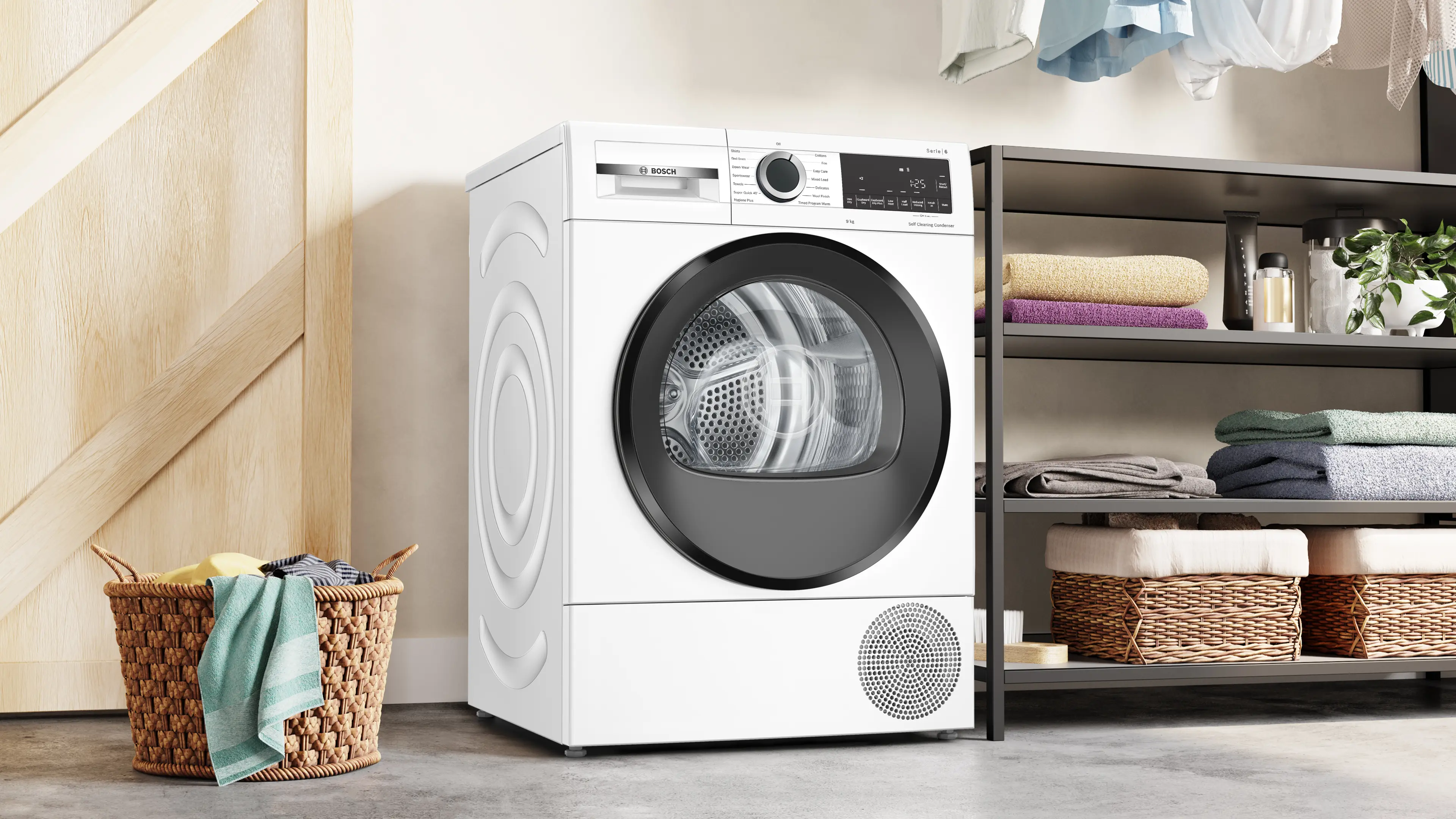 Bosch Series 6 WQG24500GB - White 9KG Heat Pump Tumble Dryer - A+++ Energy - Image 5