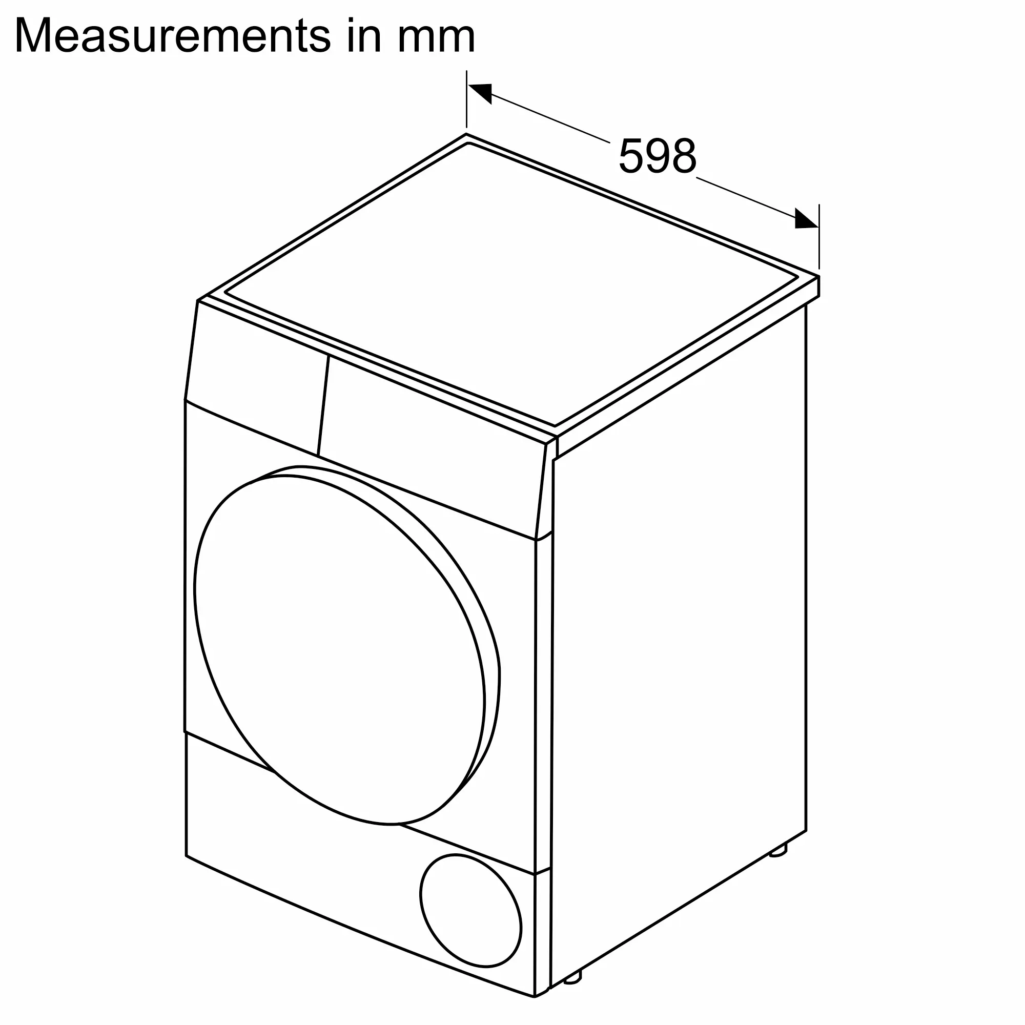 Bosch Series 4 WTH85223GB - White 8KG Heat Pump Condenser Dryer - A++ energy - Image 9