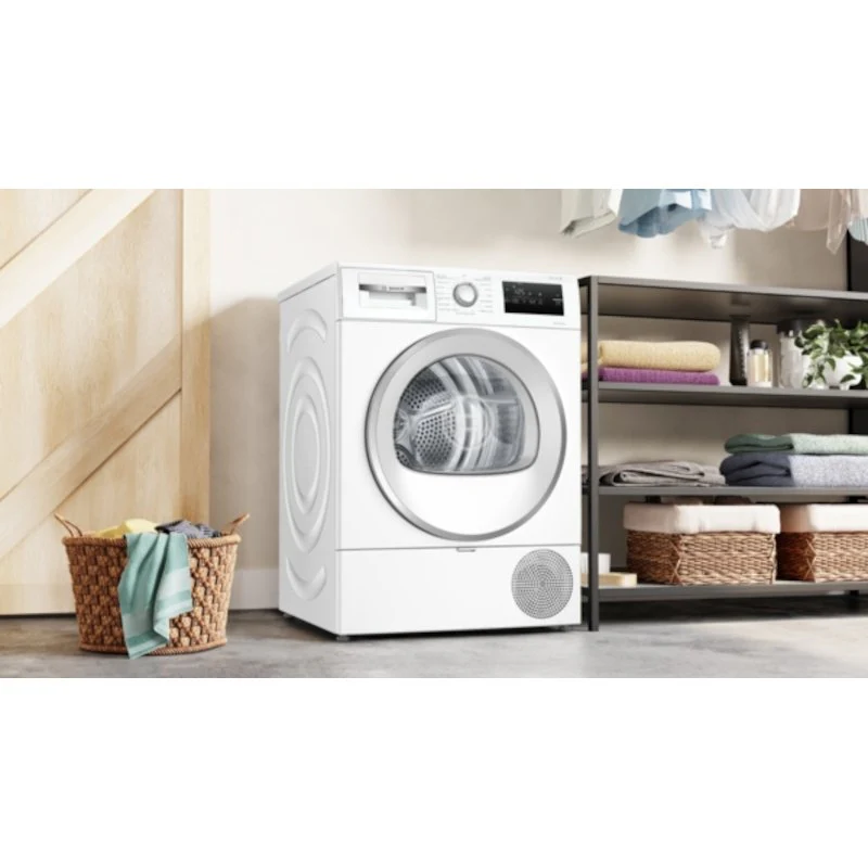 Bosch Series 4 WTH85226GB - White 8KG Tumble Dryer - Heat Pump - E Energy Rating - Image 2
