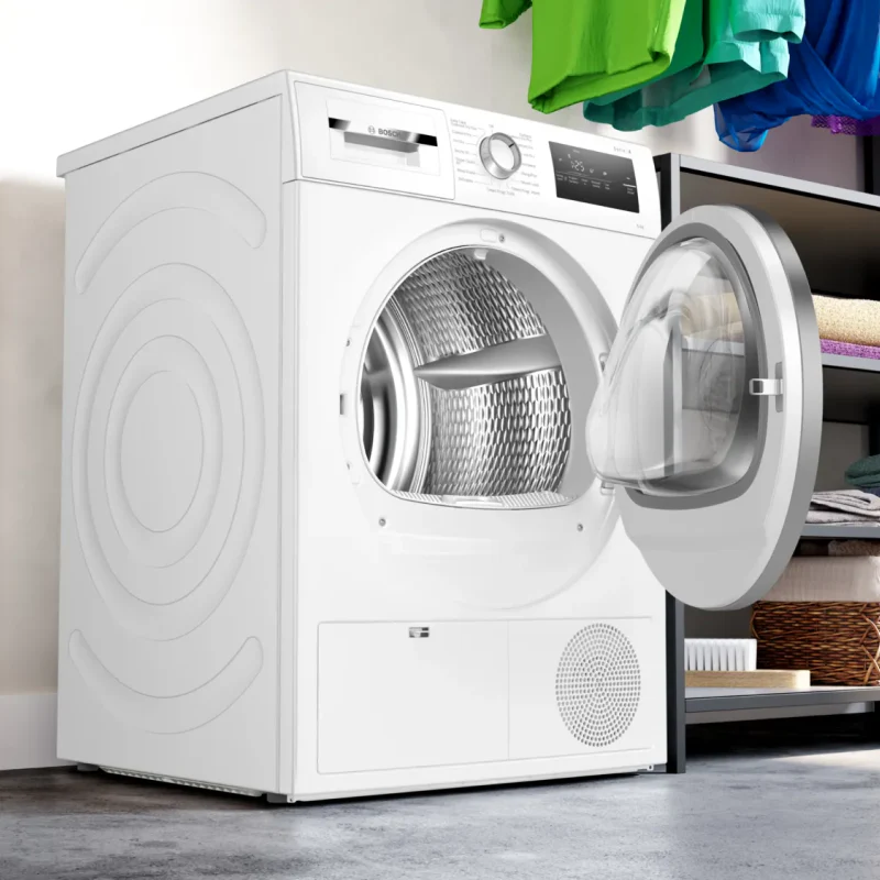 Bosch Series 4 WTN83203GB - White 8KG Condenser Tumble Dryer - B energy - Image 2