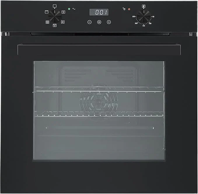 Teknix BITK264ESB - Black Single Oven - 70L Capacity - A Energy Rating