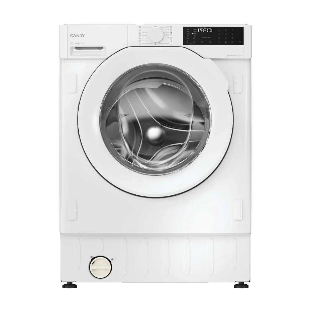 Candy BC4S49M6D8J-80 - White Integrated Washing Machine - 9kg 1400 A rated