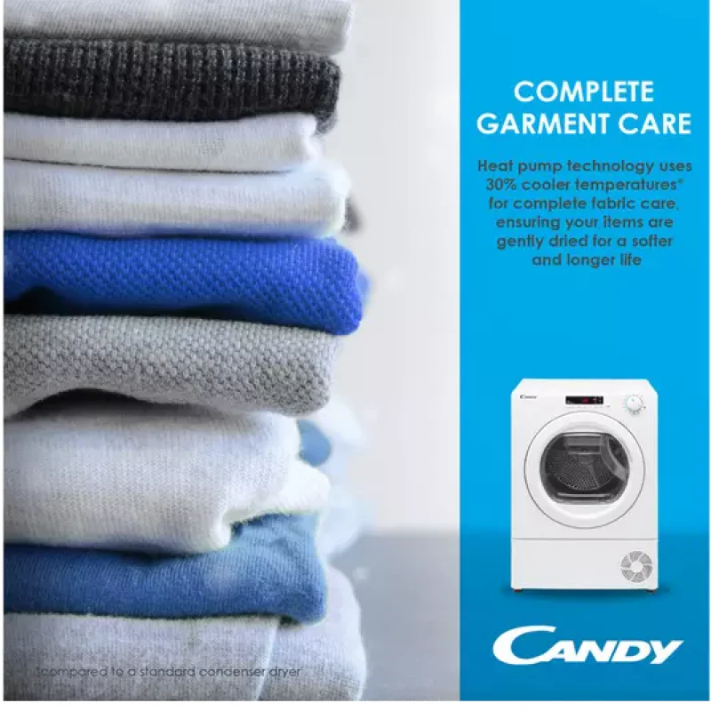 Candy BCTD H7A1TBE-80 - White Integrated 7KG Dryer - A+ energy - Image 6