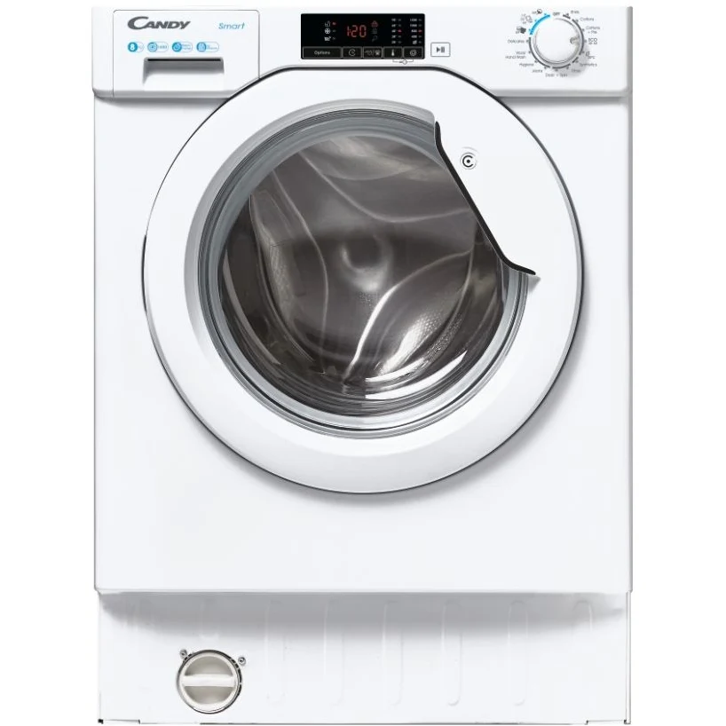 Candy CBW 48D1W4-80 - White 8KG Integrated Washing Machine - 1400 RPM - B energy - Image 5