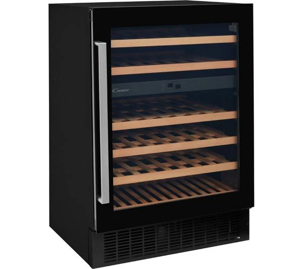 Candy CCVB 60D UK/N - Black 46 Bottle Built-In Wine Cooler - Dual Temperature Zones - LED Lighting - Image 3