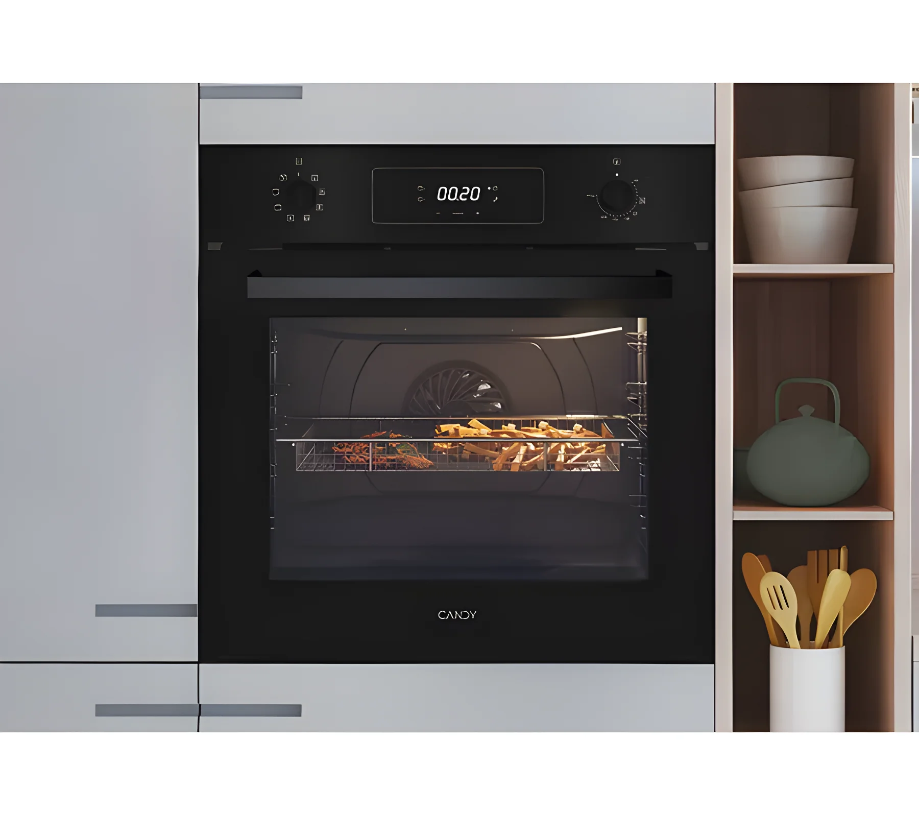 Candy FIDC N935 L - Black Single Oven - 70L Capacity - A+ Energy Rating - Image 3