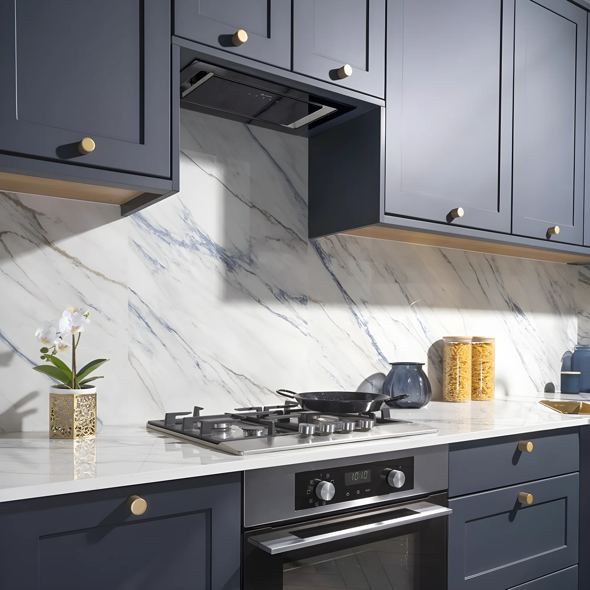 Caple BU526BK - Black Glass Built-Under Cooker Hood - 520mm - A++ Energy - Image 2