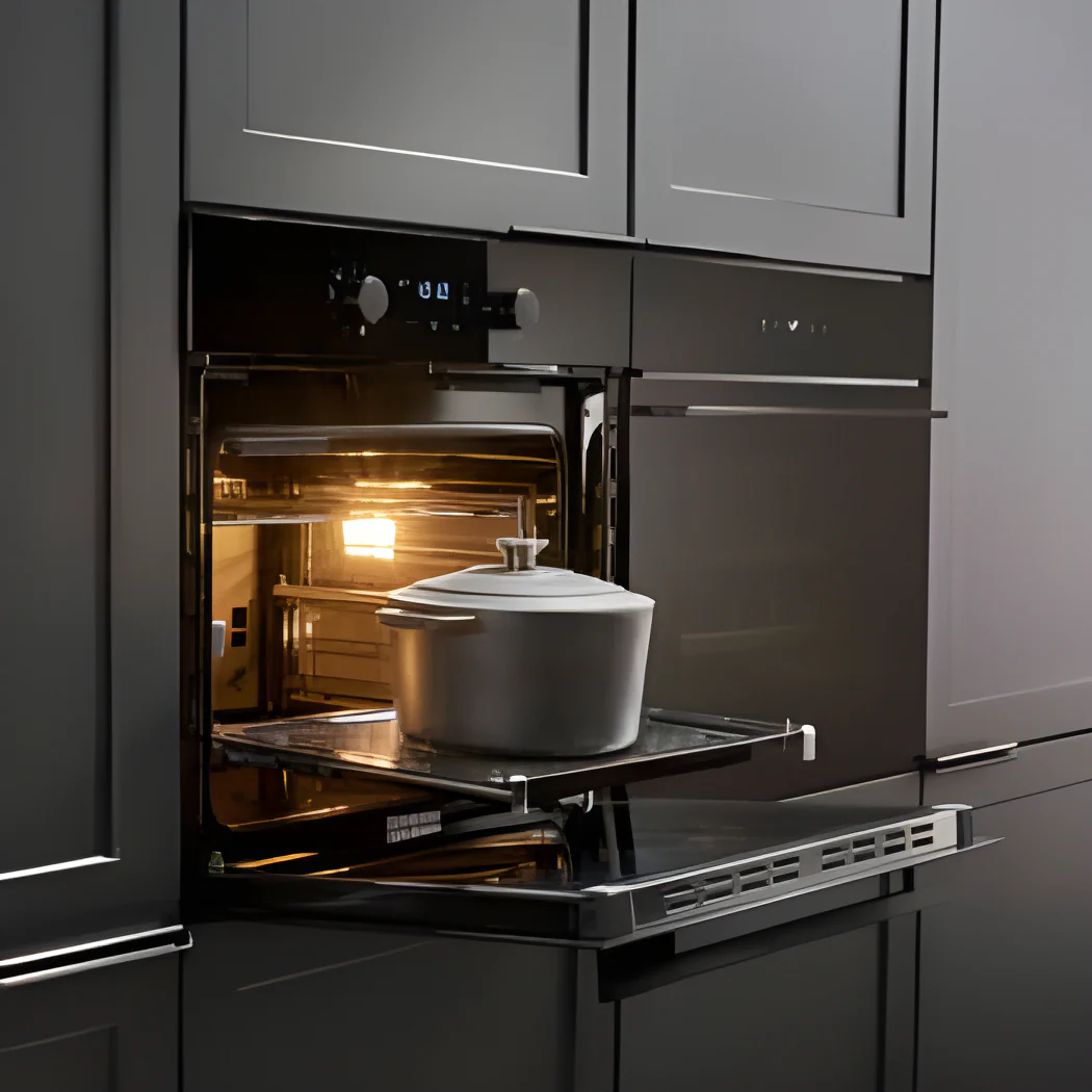 Caple C2902BG - Black Glass 96 Litre Single Oven - MotionHeat+, Full Touch Control - A Energy Rating - Image 2