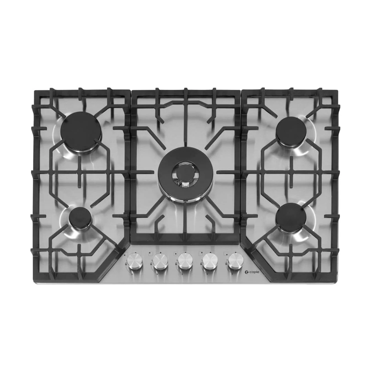 Caple C4071G - Stainless Steel 76cm 5 Burner Gas Hob - 4kW Triple Ring Burner - Flame Safety - Image 2