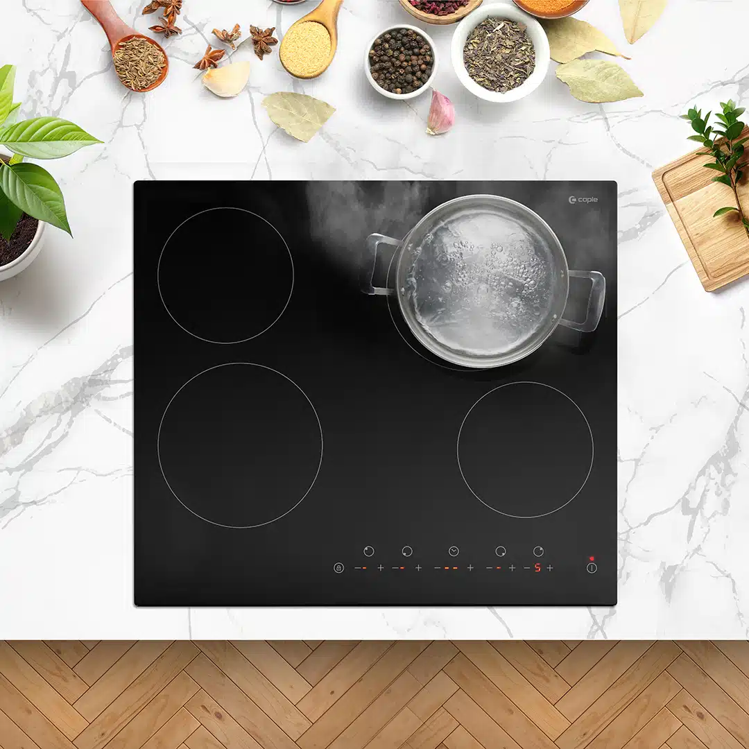 Caple C817C - Black Ceramic Hob - 4 Zones - Touch Control - Image 2