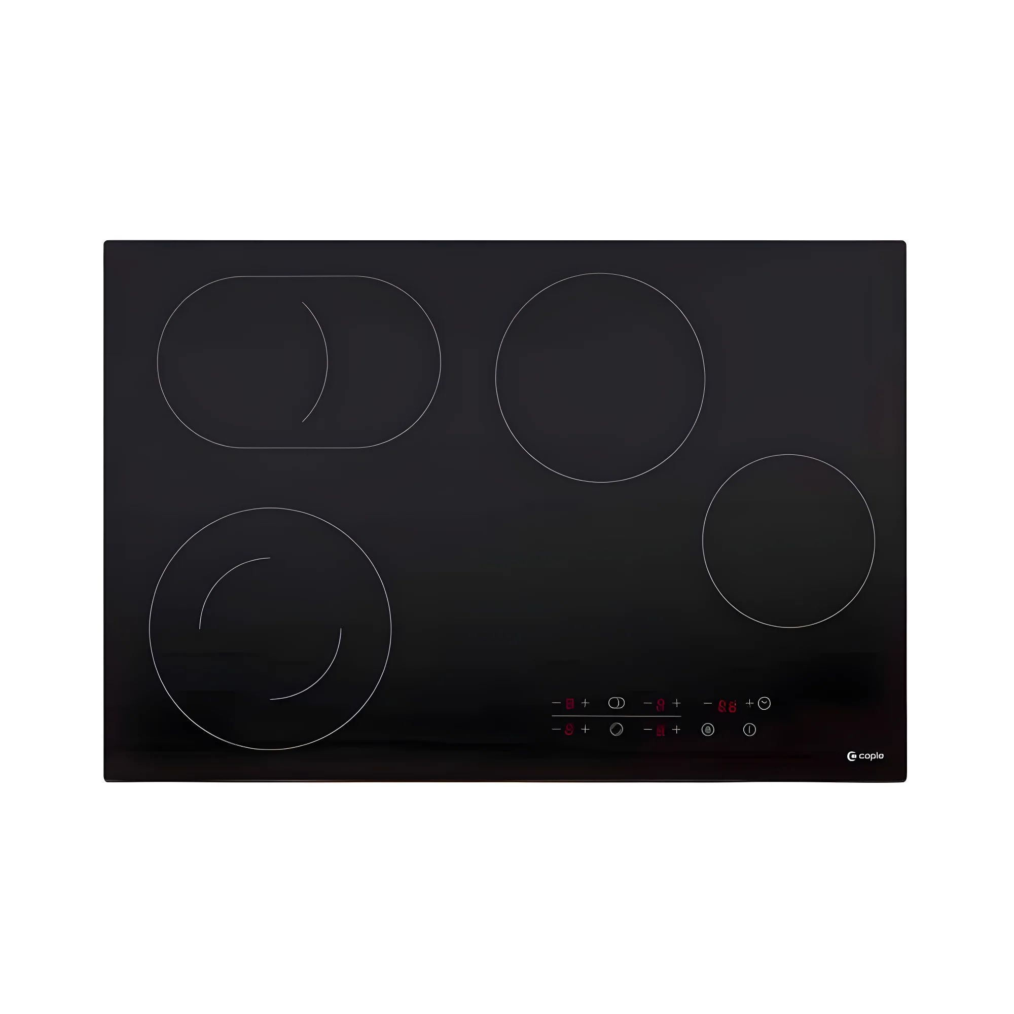 Caple C8242C - Black 77cm Ceramic Hob - Touch Control - 4 Zones