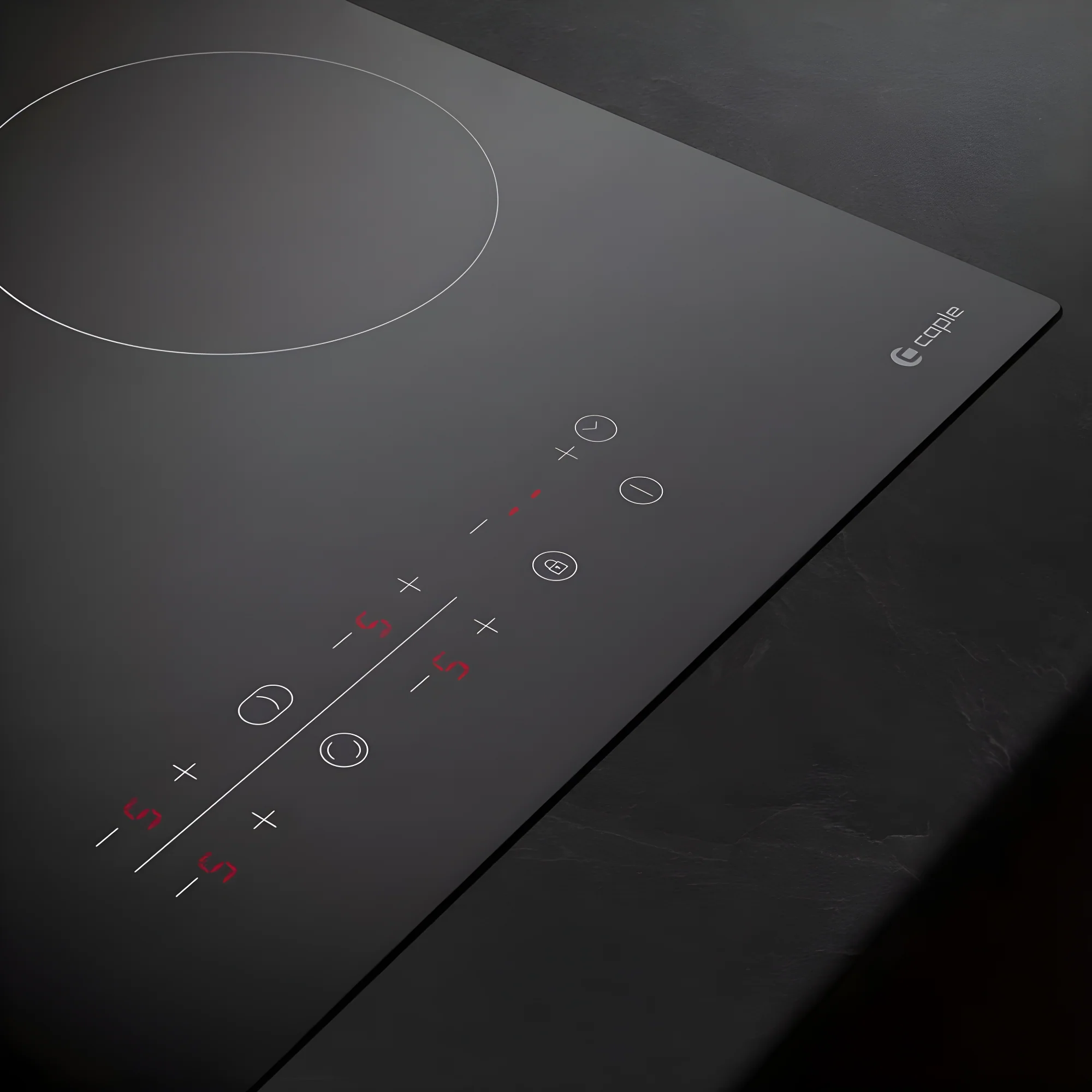 Caple C8242C - Black 77cm Ceramic Hob - Touch Control - 4 Zones - Image 4