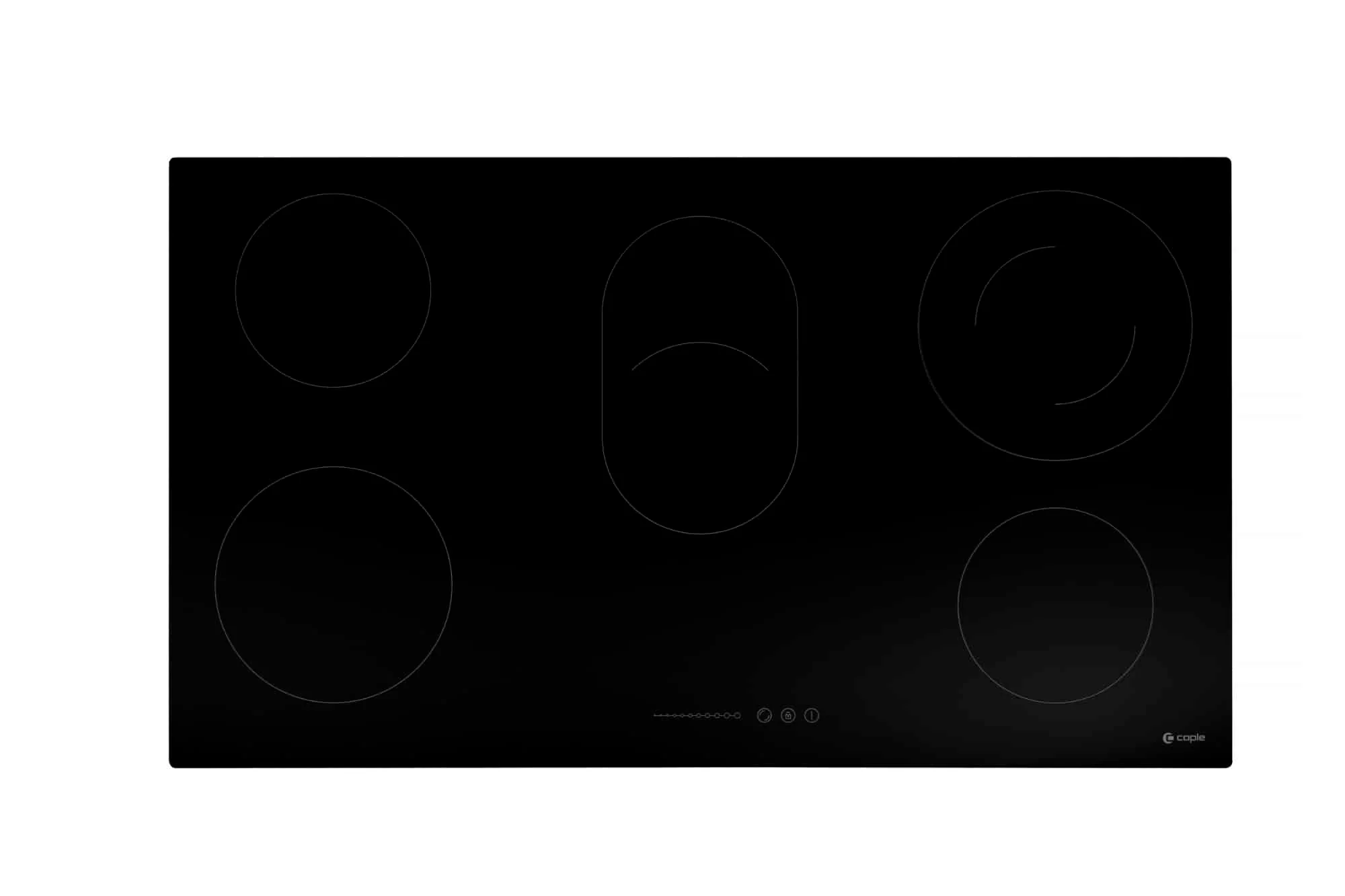 Caple C8301C - Black 90cm Electric Ceramic Hobs - 9 Power Levels - 5 Zones - Image 2