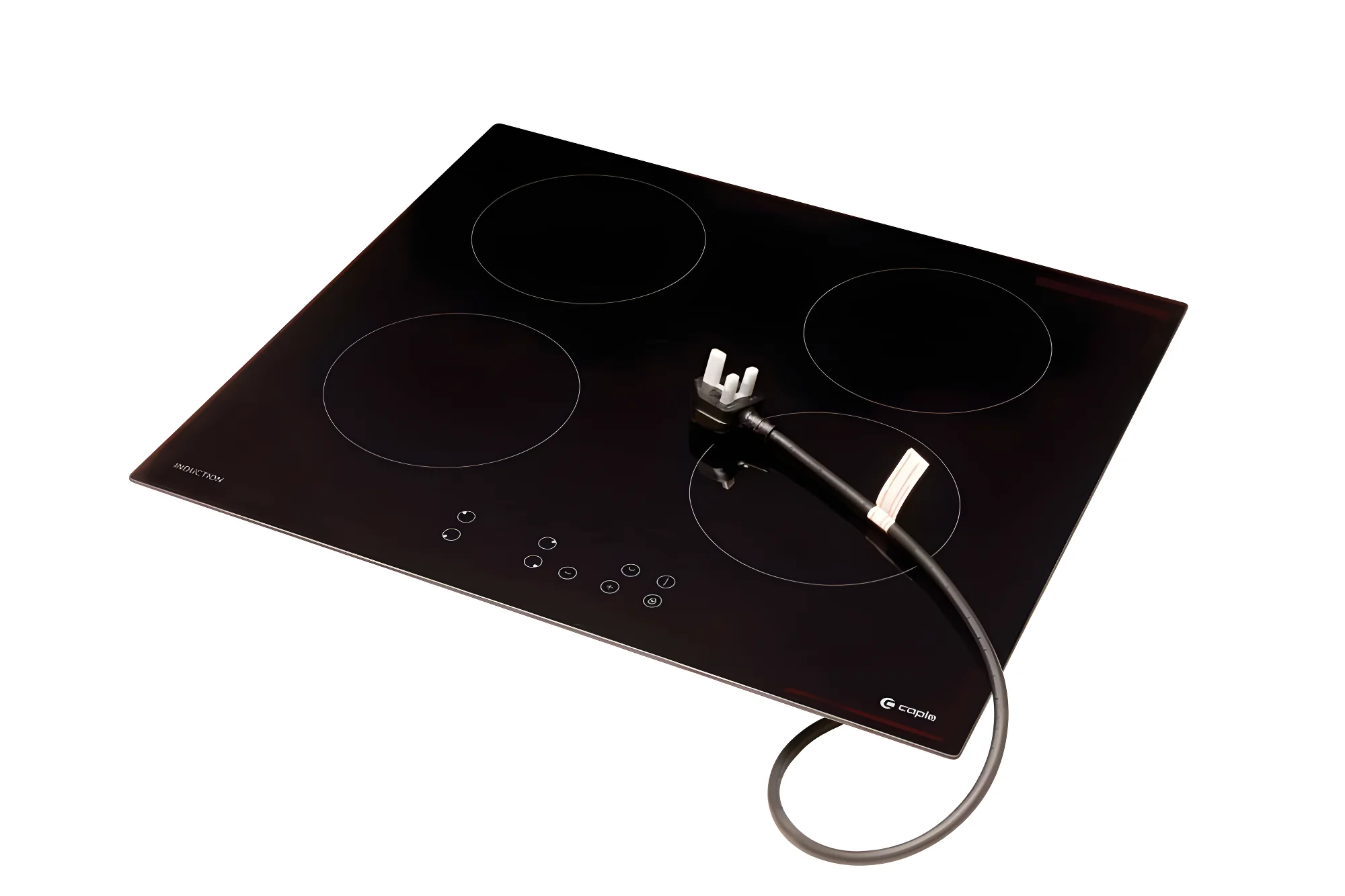 Caple C8410i - Black 59cm Induction Hob - 4 Zones - 13amp plug in - Image 4