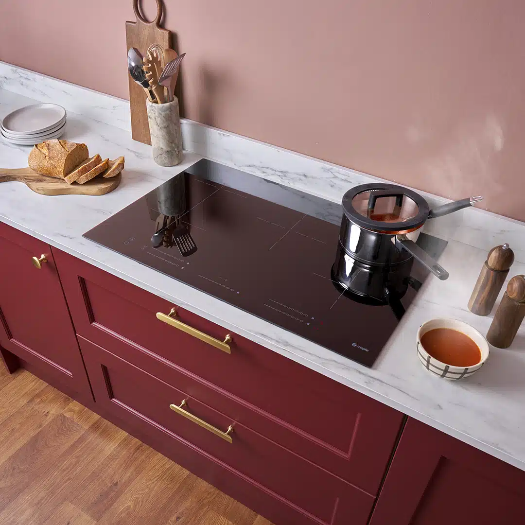 Caple C8800i - Black 80cm Induction Hob - 5 Cooking Zones - Image 2