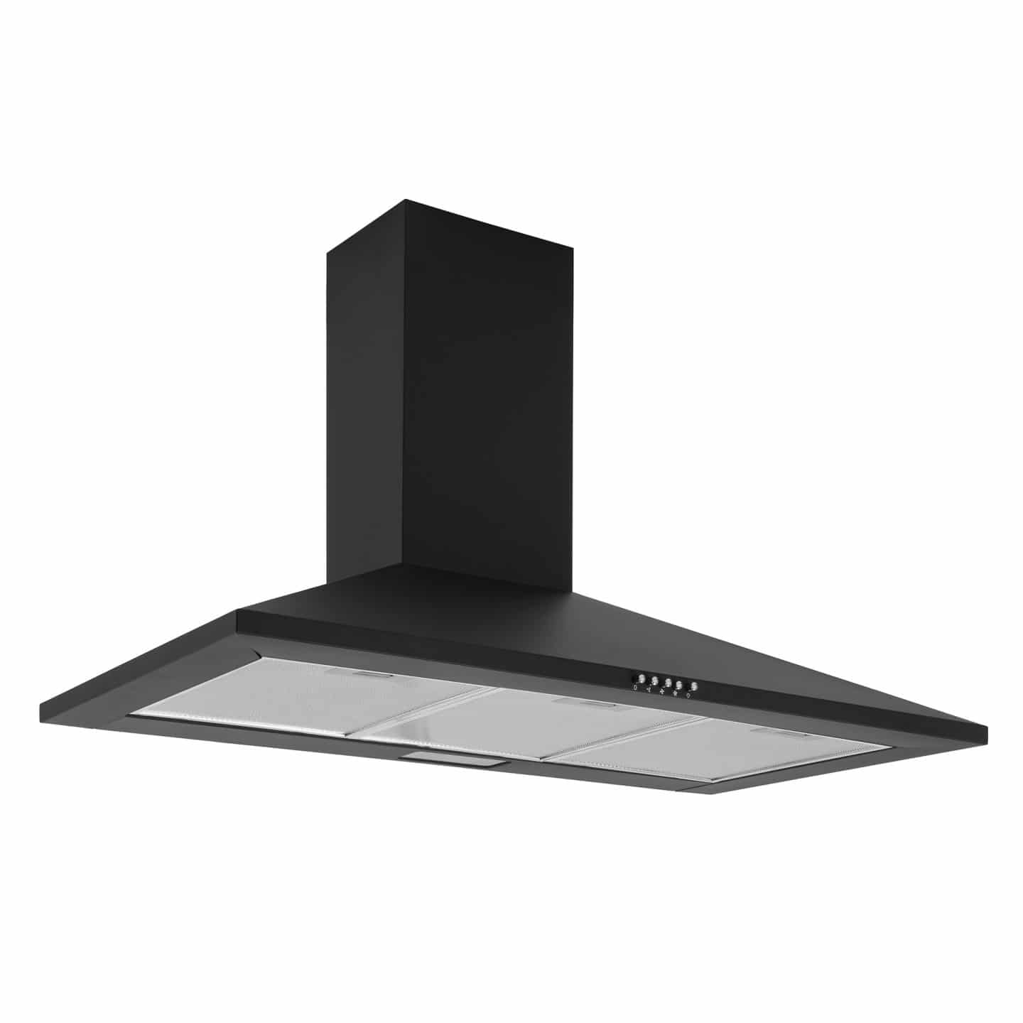 Caple CCH901BK - Black 90cm Chimney Extractor - 305m³/h - C Energy - Image 2