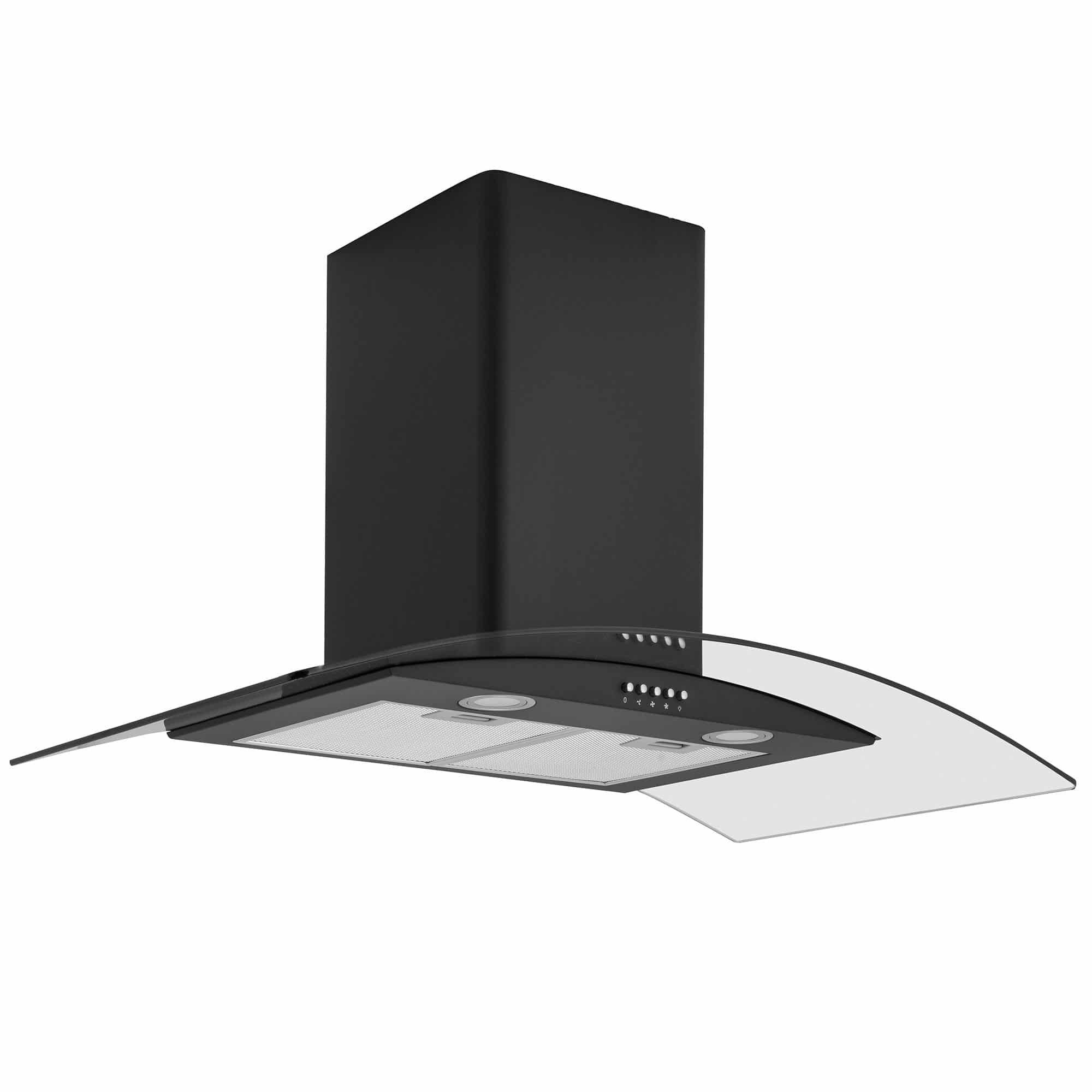 Caple CGC911BK - Black 90cm Chimney Cooker Hood - 456m³/h - C Energy Rating - Image 2