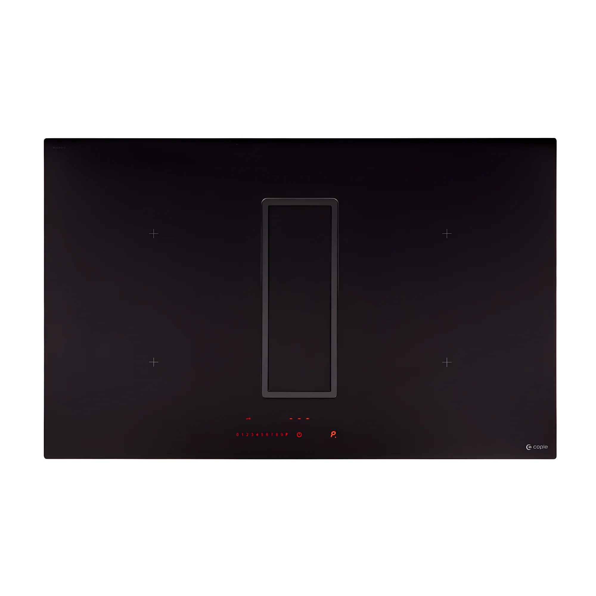 Caple DD832BK - Black 78cm Induction Hob with Downdraft Extractor - A++ Energy