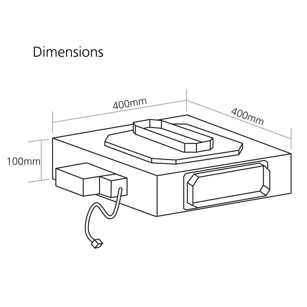 Caple DDMEXT28 - Aluminium Downdraft Extraction Motor - For Downdraft Extractors - Image 2