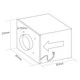 Caple DDMEXT21 - Metallic Extraction Motor - 736m³/h - 66dB - Image 3