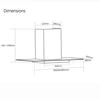 Caple FGC720 - Stainless Steel Chimney Cooker Hood - 580m³/h - D Energy - Image 3