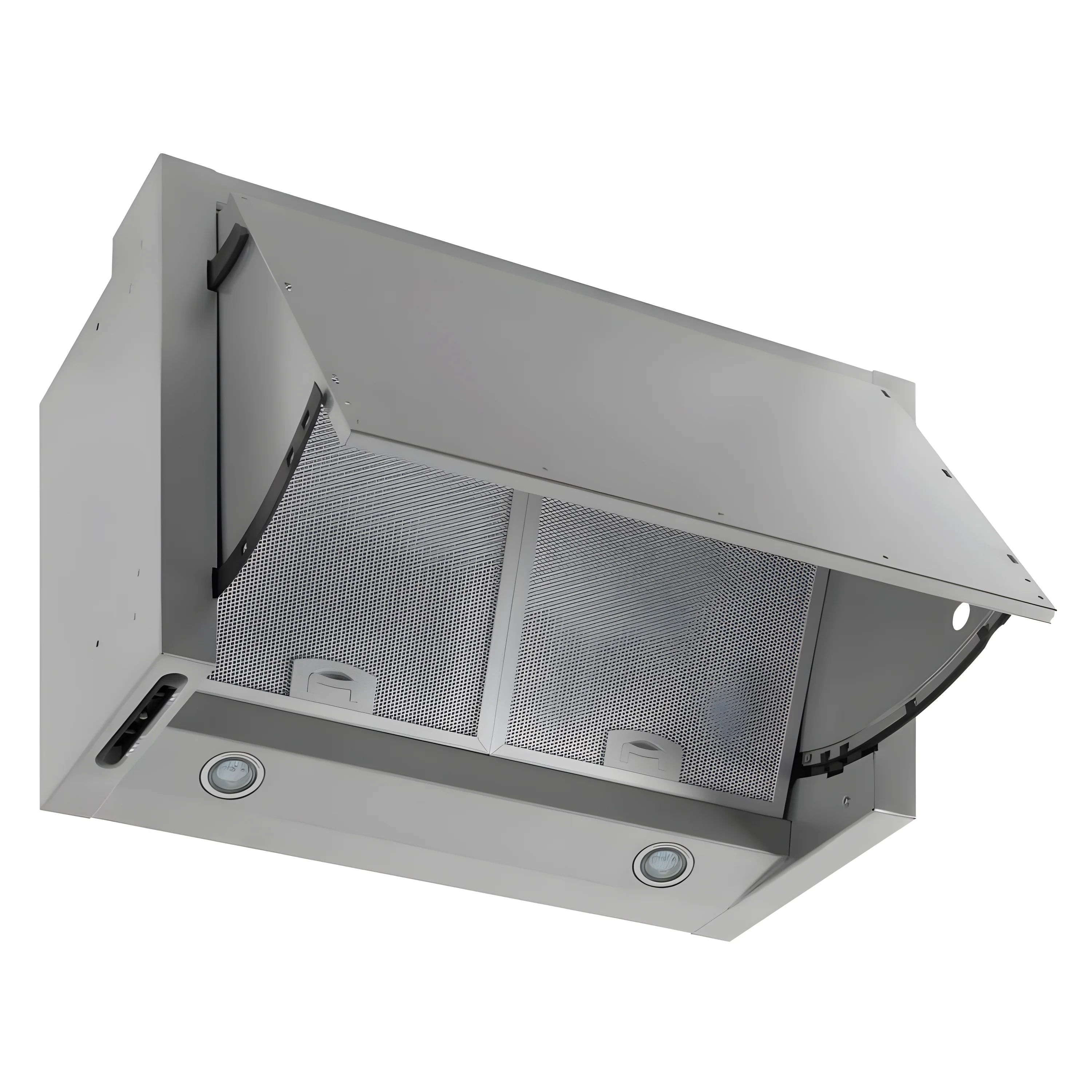 Caple INCH - Silver Grey Integrated Extractor - 329m³/h - C Energy Rating