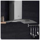Caple PLASCGC911SS - Black Glass 90cm Wall Chimney Hood - 456m³/h - C Energy - Image 3