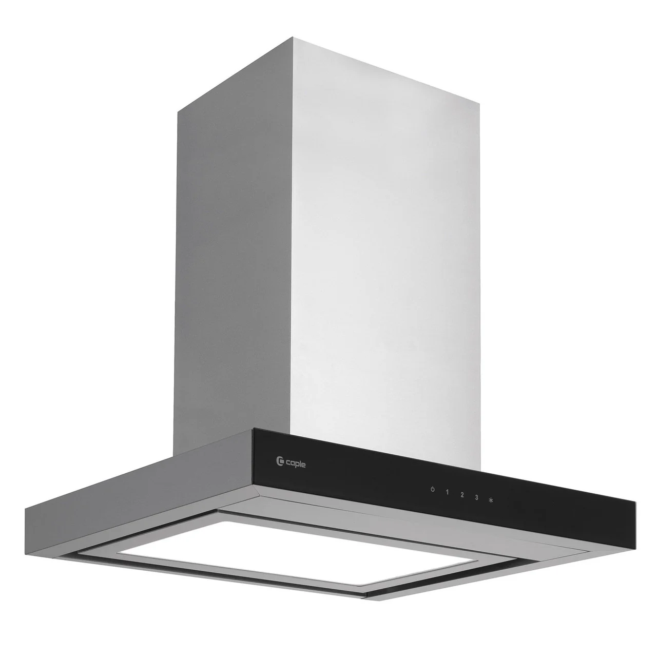 Caple PLASZC622 - Black Glass Chimney Hood - 60cm - B Energy - Image 2
