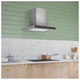 Caple PLASZC622 - Black Glass Chimney Hood - 60cm - B Energy - Image 4