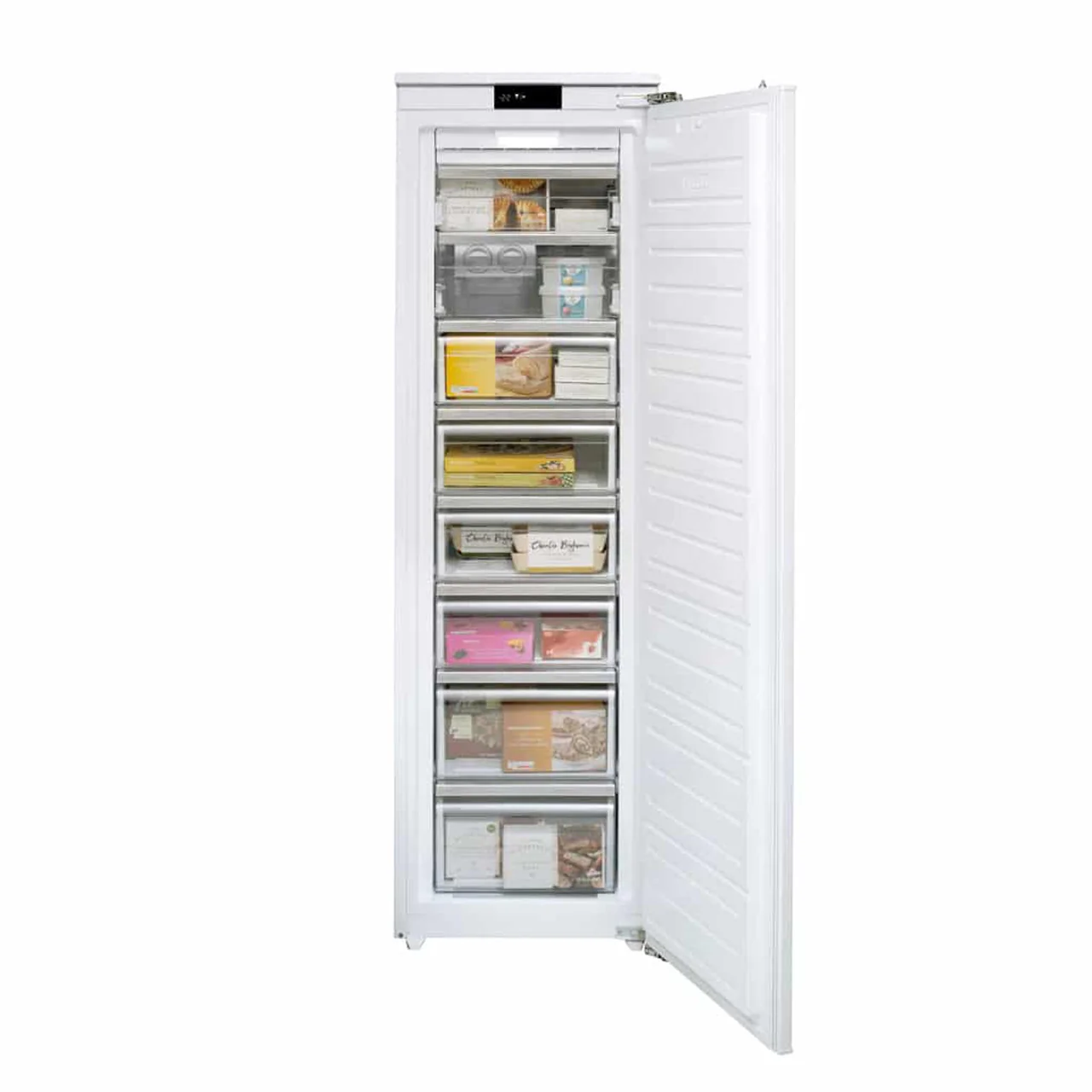 Caple RIF1801 - White 197L Built-in Freezer - Frost Free - E Energy - Image 2