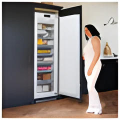 Caple RIF1801 - White 197L Built-in Freezer - Frost Free - E Energy - Image 3