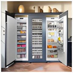Caple RIF1801 - White 197L Built-in Freezer - Frost Free - E Energy - Image 4