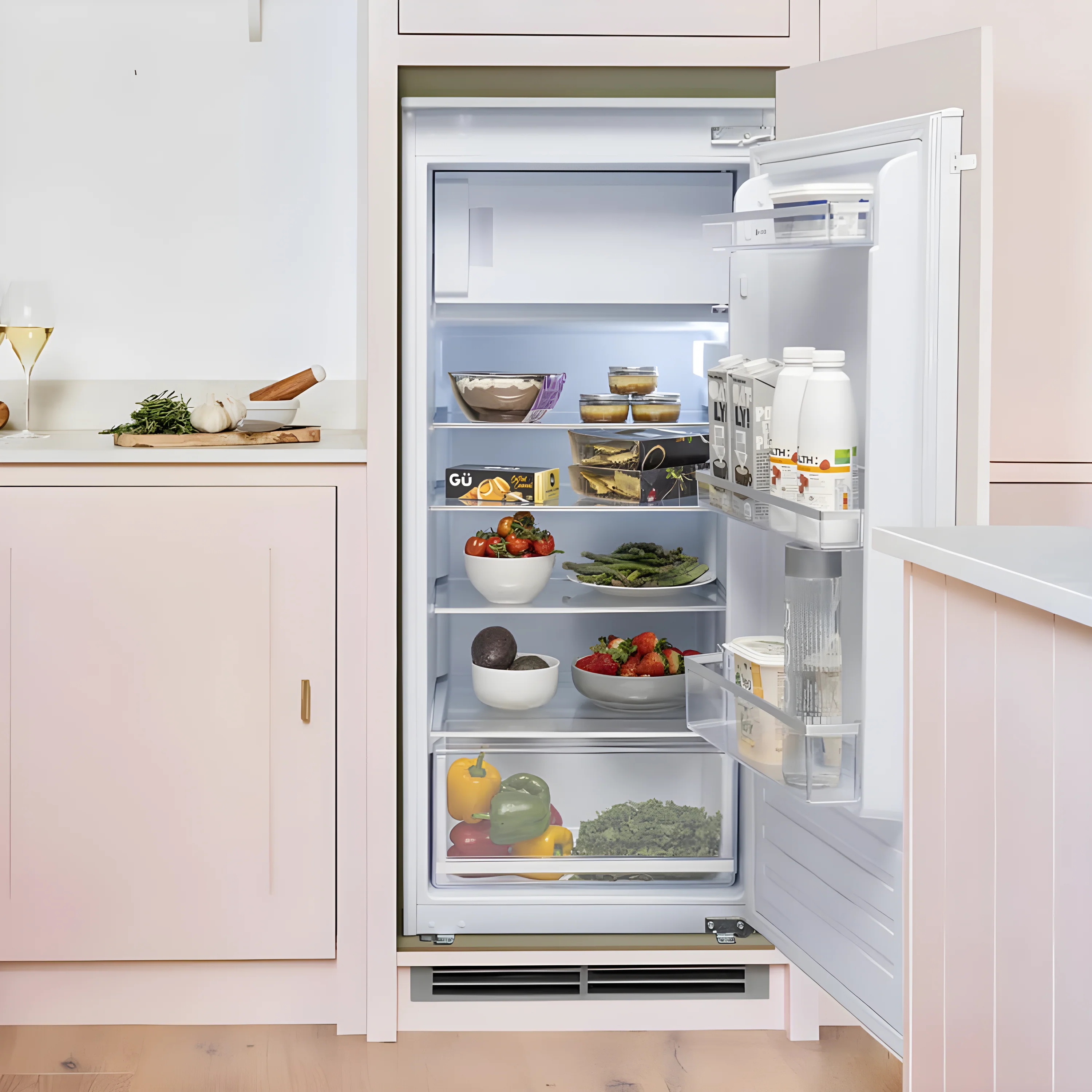 Caple RiR125 - White In-Column Larder Fridge with Ice Box - 163L - E Energy - Image 2